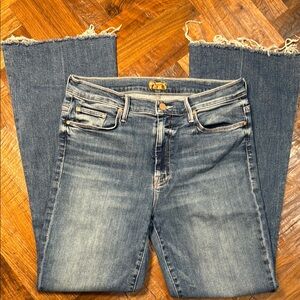 MOTHER The Weekender Fray Jeans - Walking on Coals Wash | Sz 31